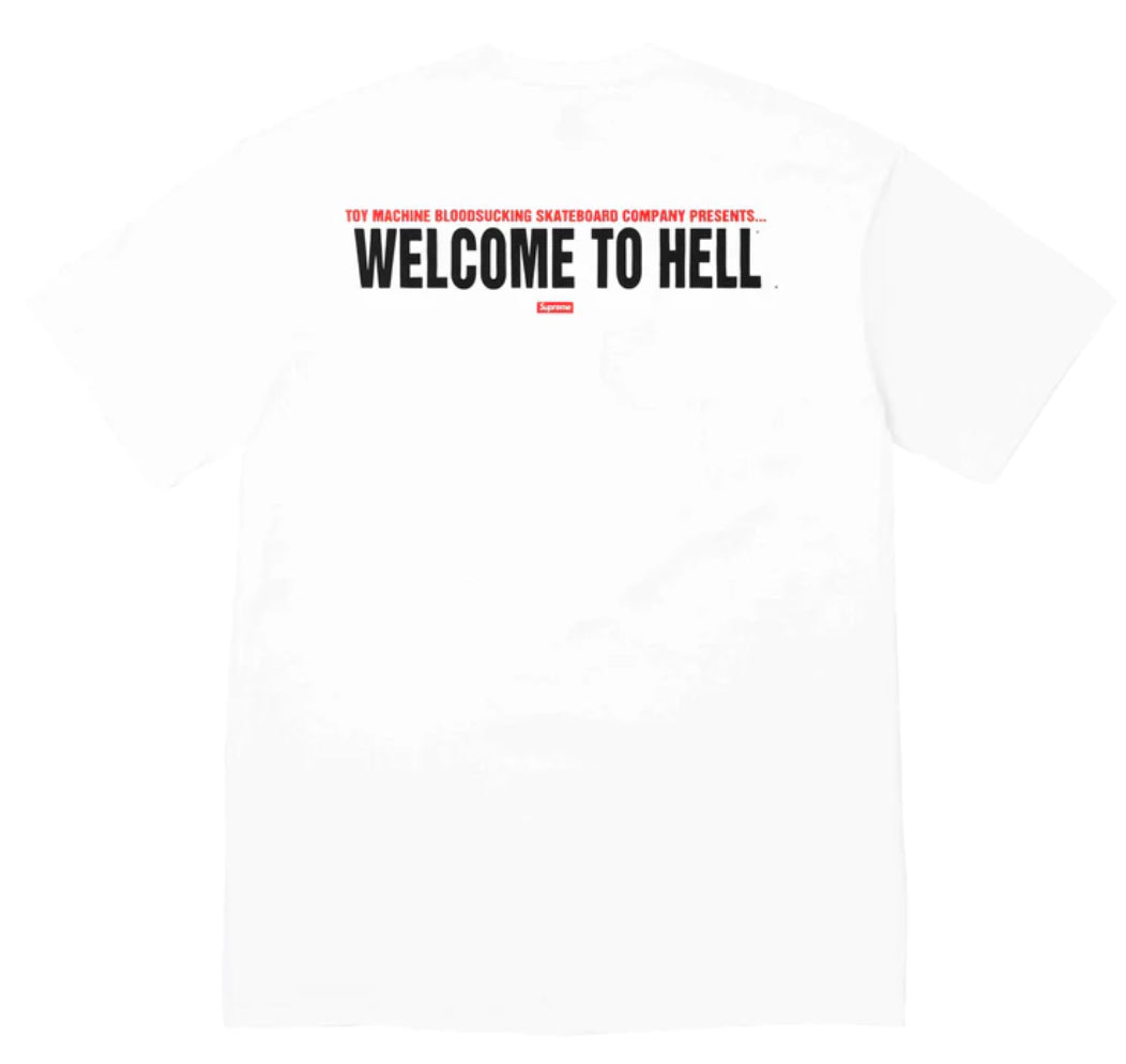 ‘Welcome to Hell’ Supreme Tee XL