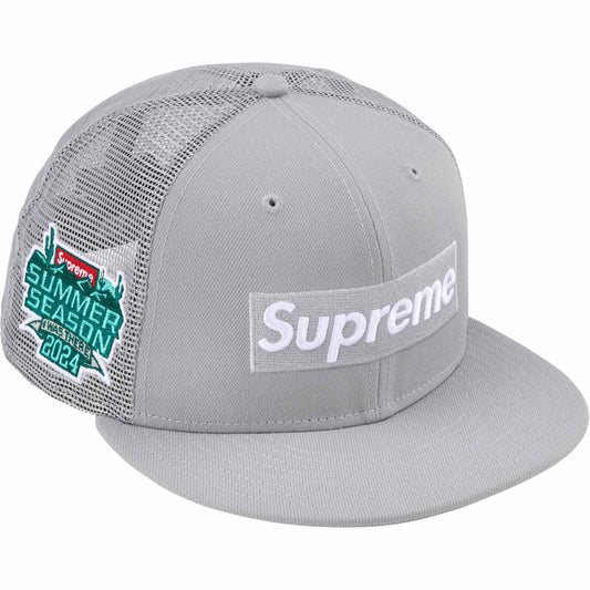 Supreme Box Logo Mesh Back New Era Fitted Hat Size 7 3/8