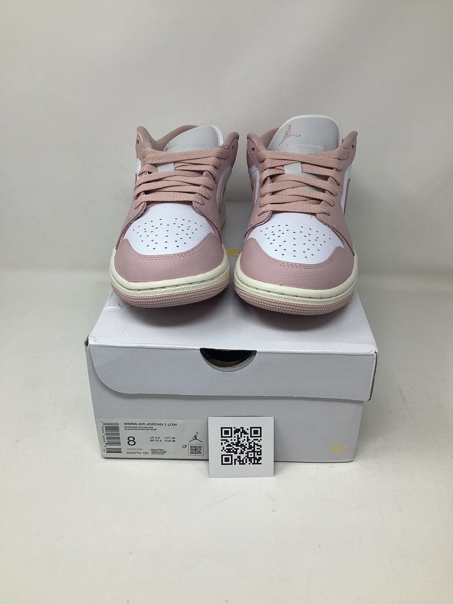 Air Jordan 1 Low white/pink