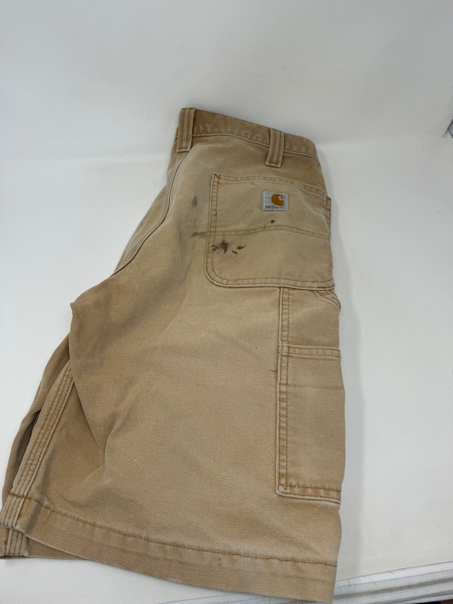 Carhartt Tan Carpenter Shorts W34