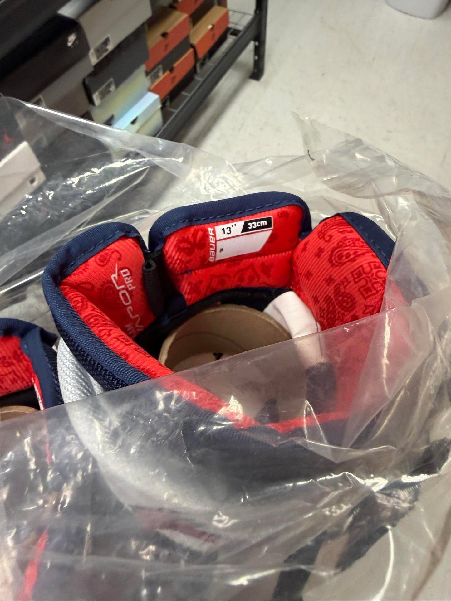 Kith & Bauer for the New York Rangers Vapor Pro Gloves (Intermediate)