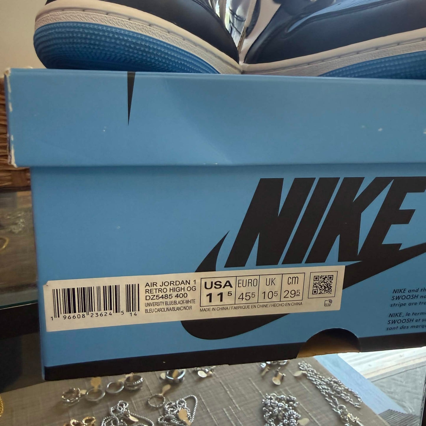 Jordan 1 Retro High OG UNC Toe (Pre-Owned)