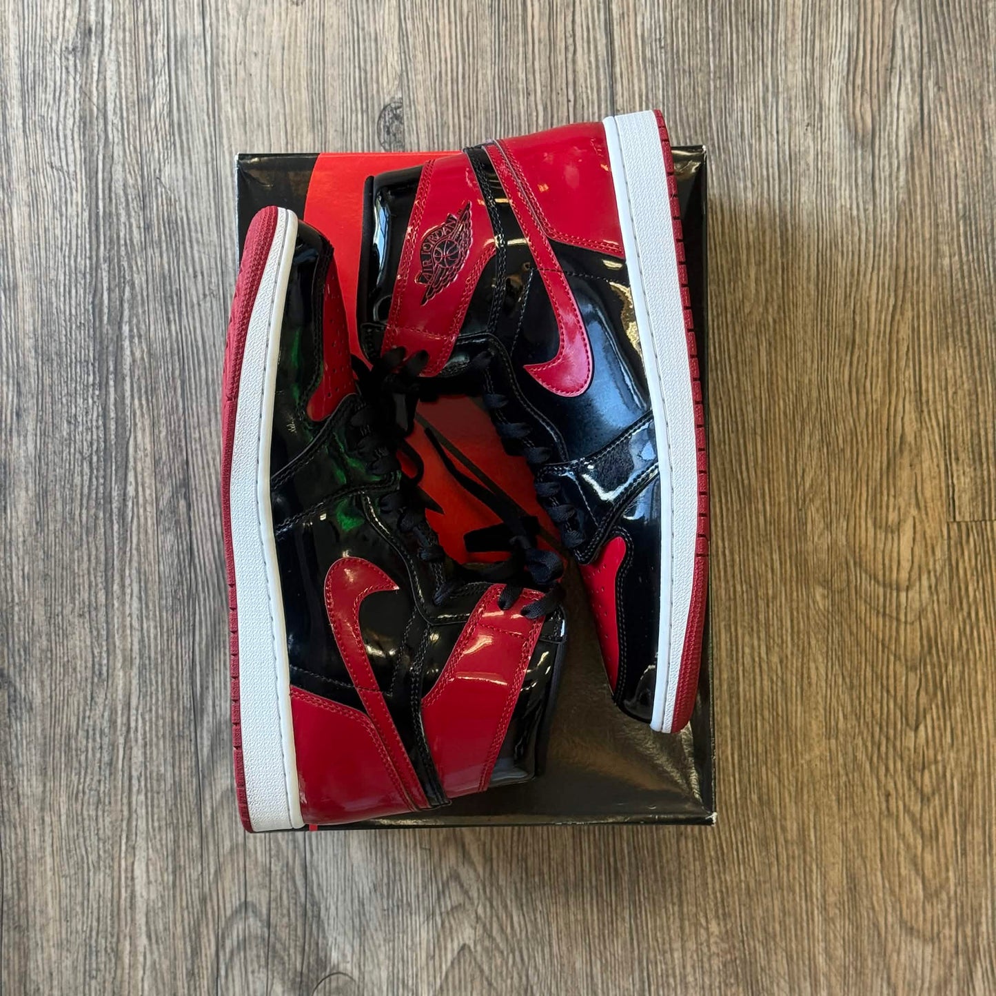 Jordan 1 Retro High OG Patent Bred (Pre-Owned)