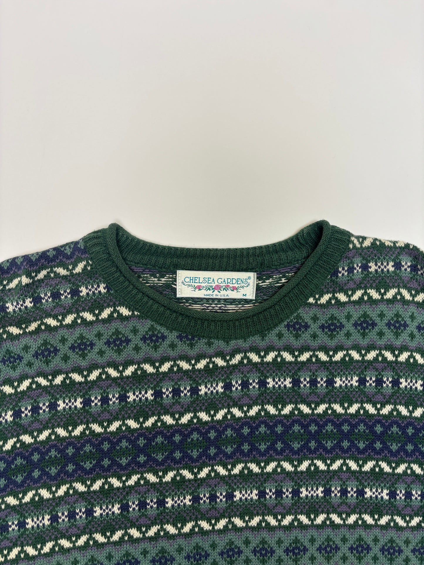Green Chelsea Gardens Knit Sweater