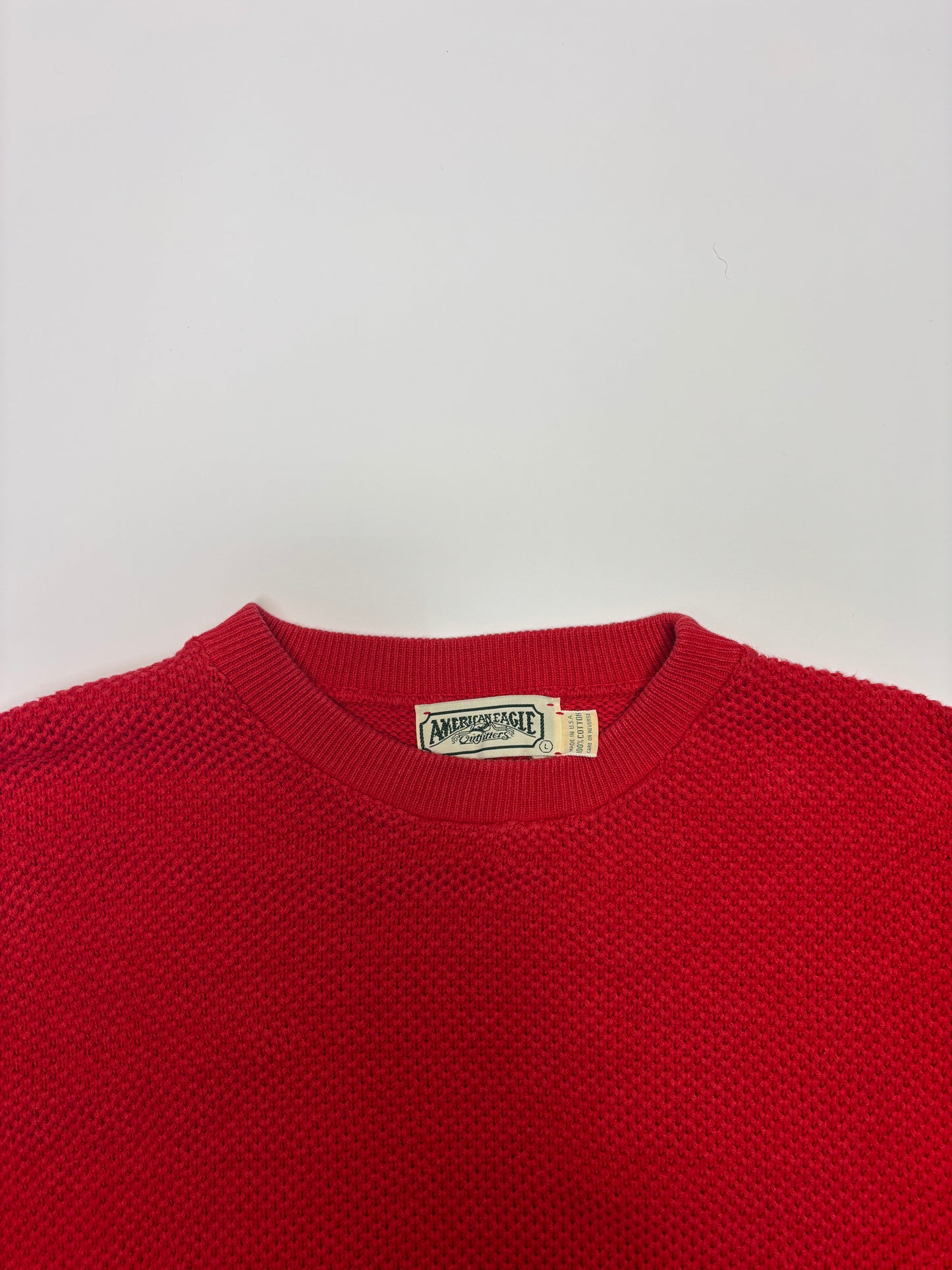 Red American Eagle Knit Sweater