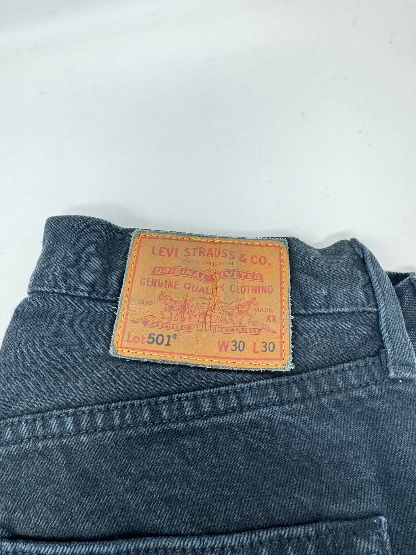 Levi 501 Black Jeans W30 L30