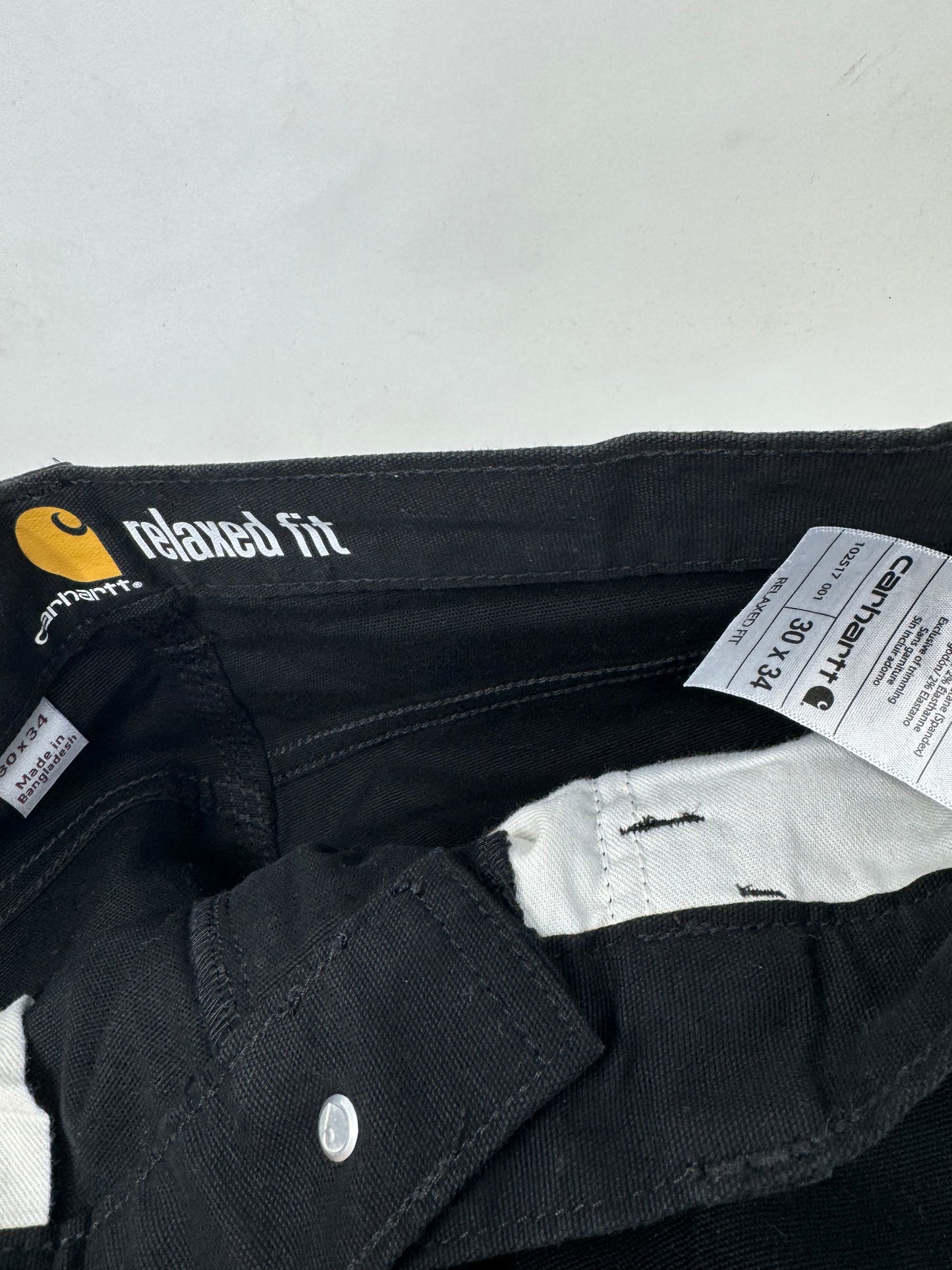 Carhartt Black Carpenter Pants W30 L34