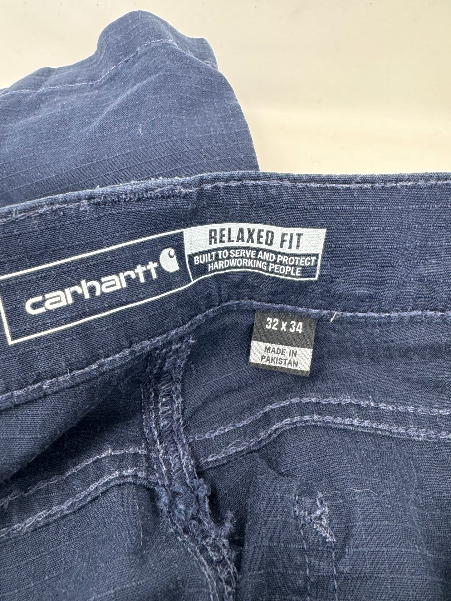 Carhartt Blue Carpenter Pants W32 L34