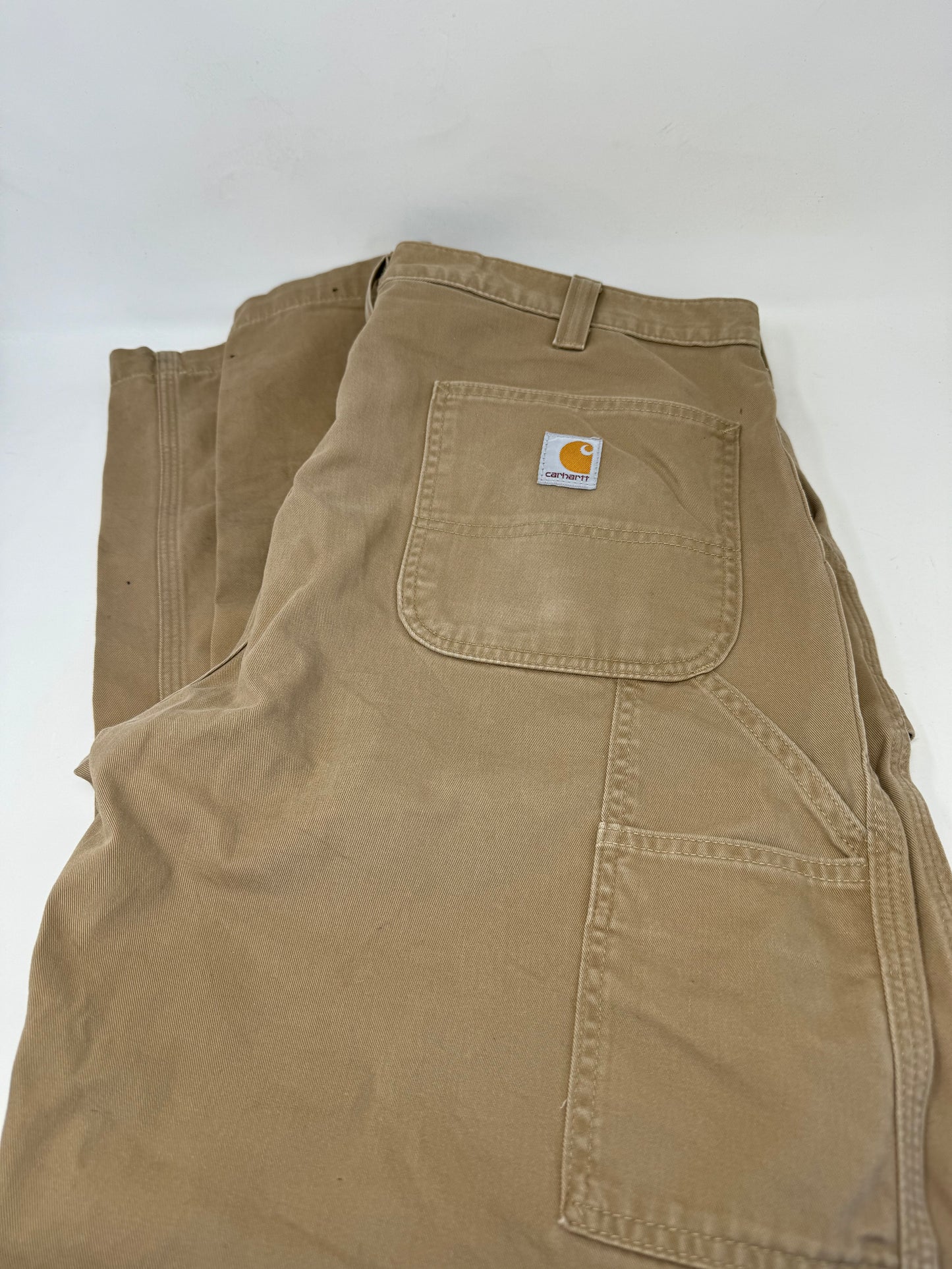 Tan Carhartt Work Pants 38 32