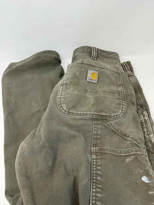 Carhartt Relaxed Fit Carpenter Pants Green W32 L32