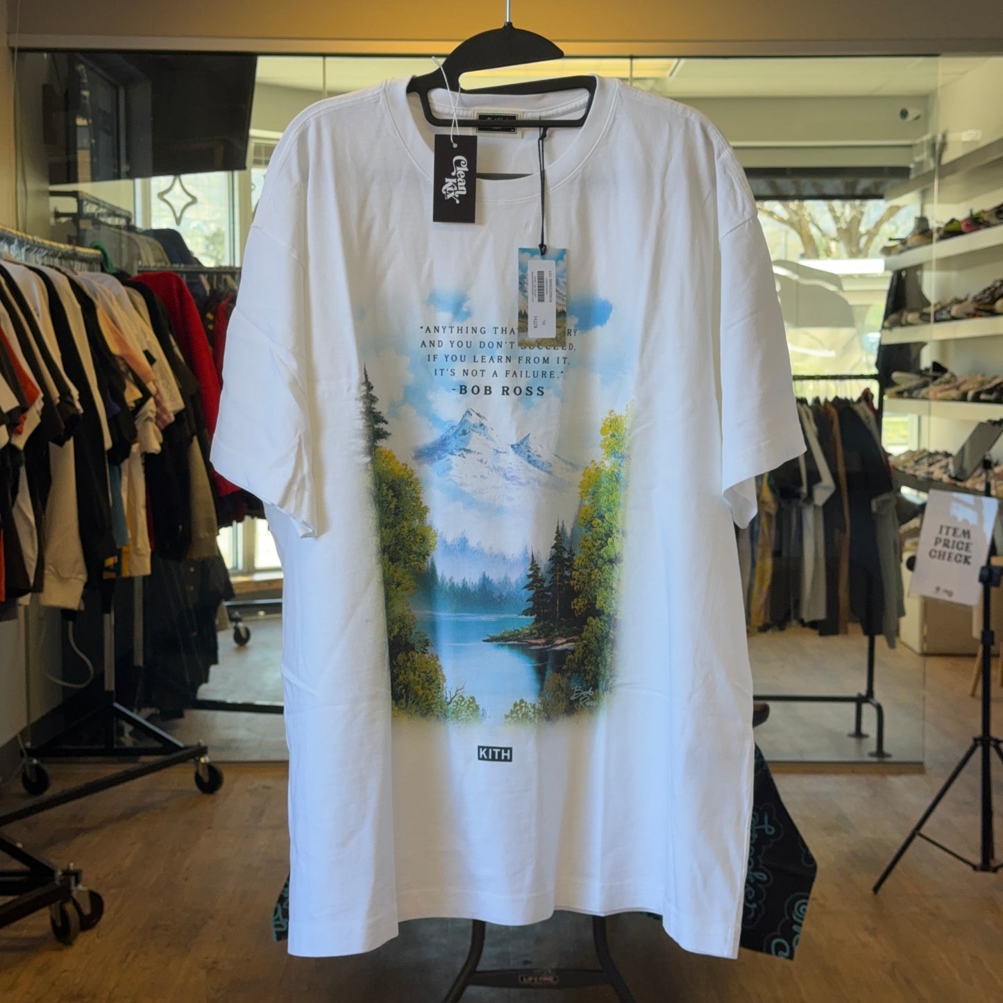 Kith for Bob Ross Inspiration Vintage Tee