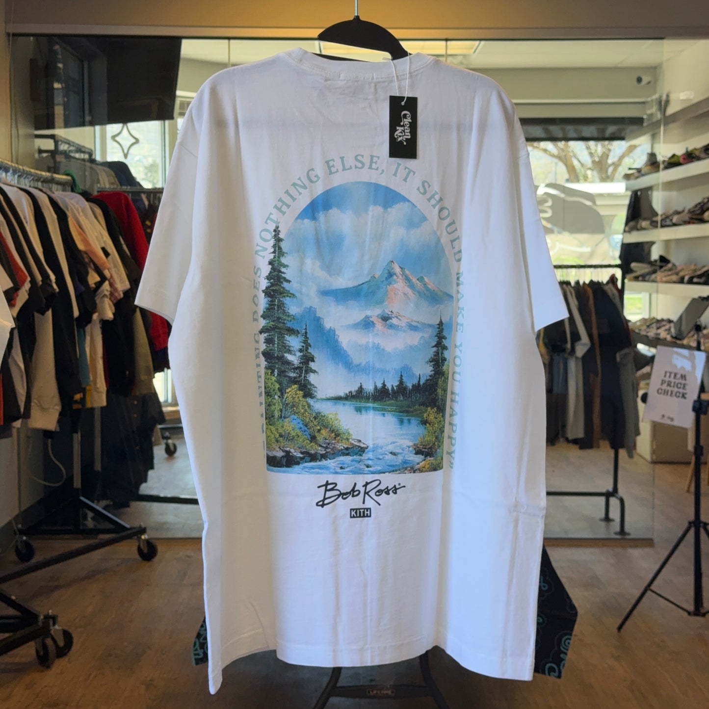 Kith for Bob Ross Purpose Tee
