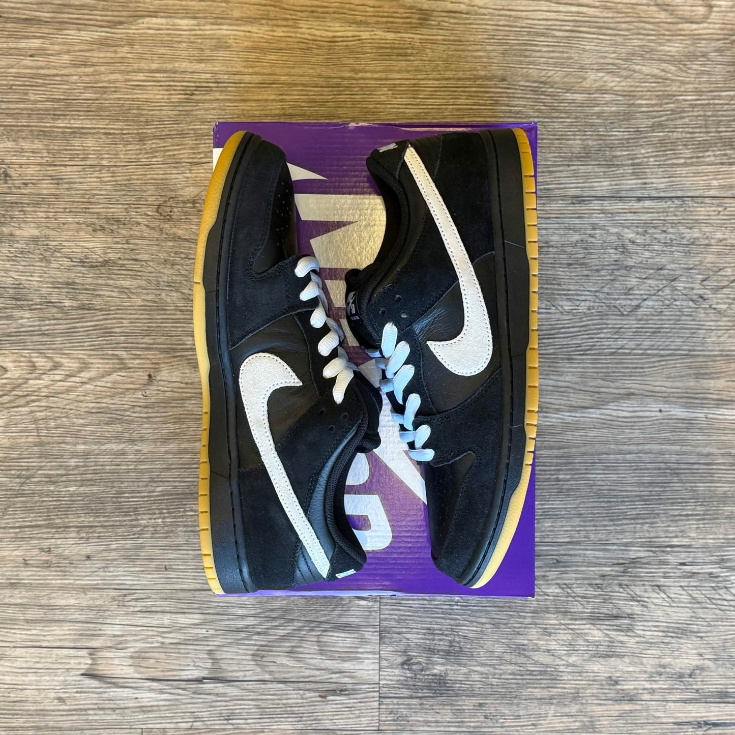 Nike Dunk Low Pro SB Black White Gum