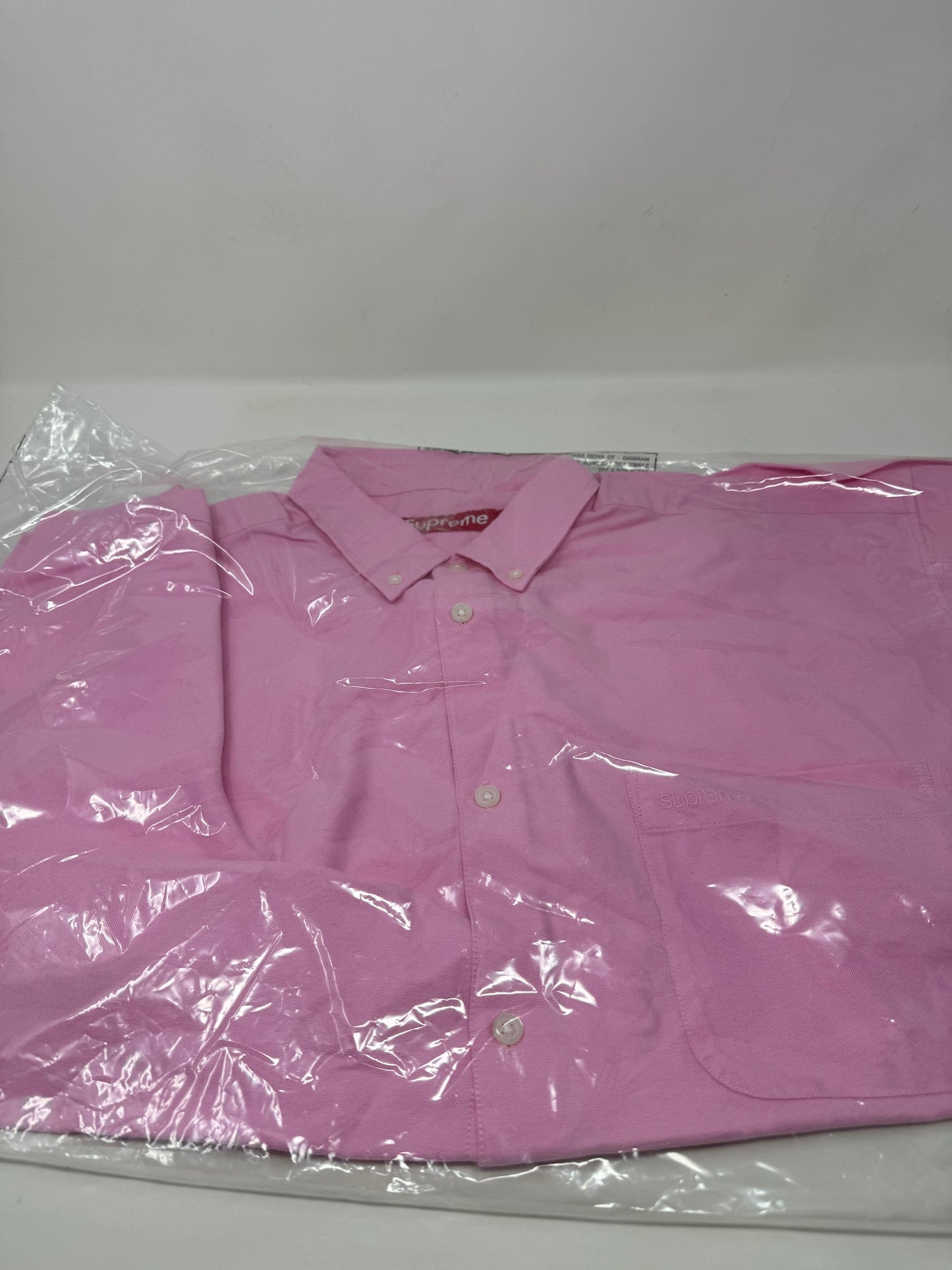 Supreme Loose Fit Oxford Shirt (SS24) Pink - Large