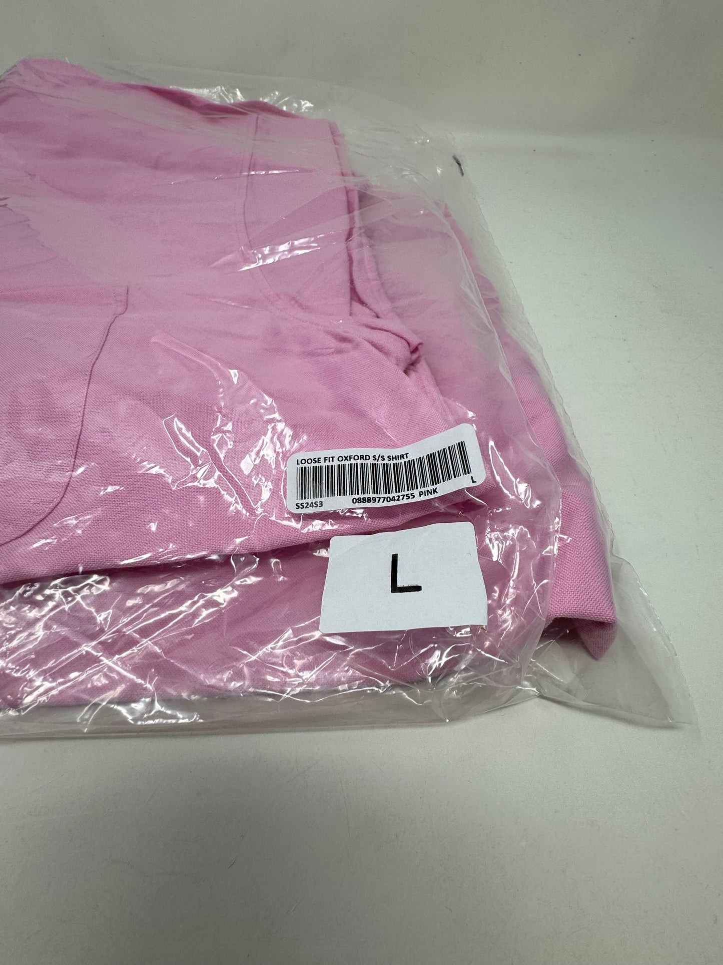 Supreme Loose Fit Oxford Shirt (SS24) Pink - Large