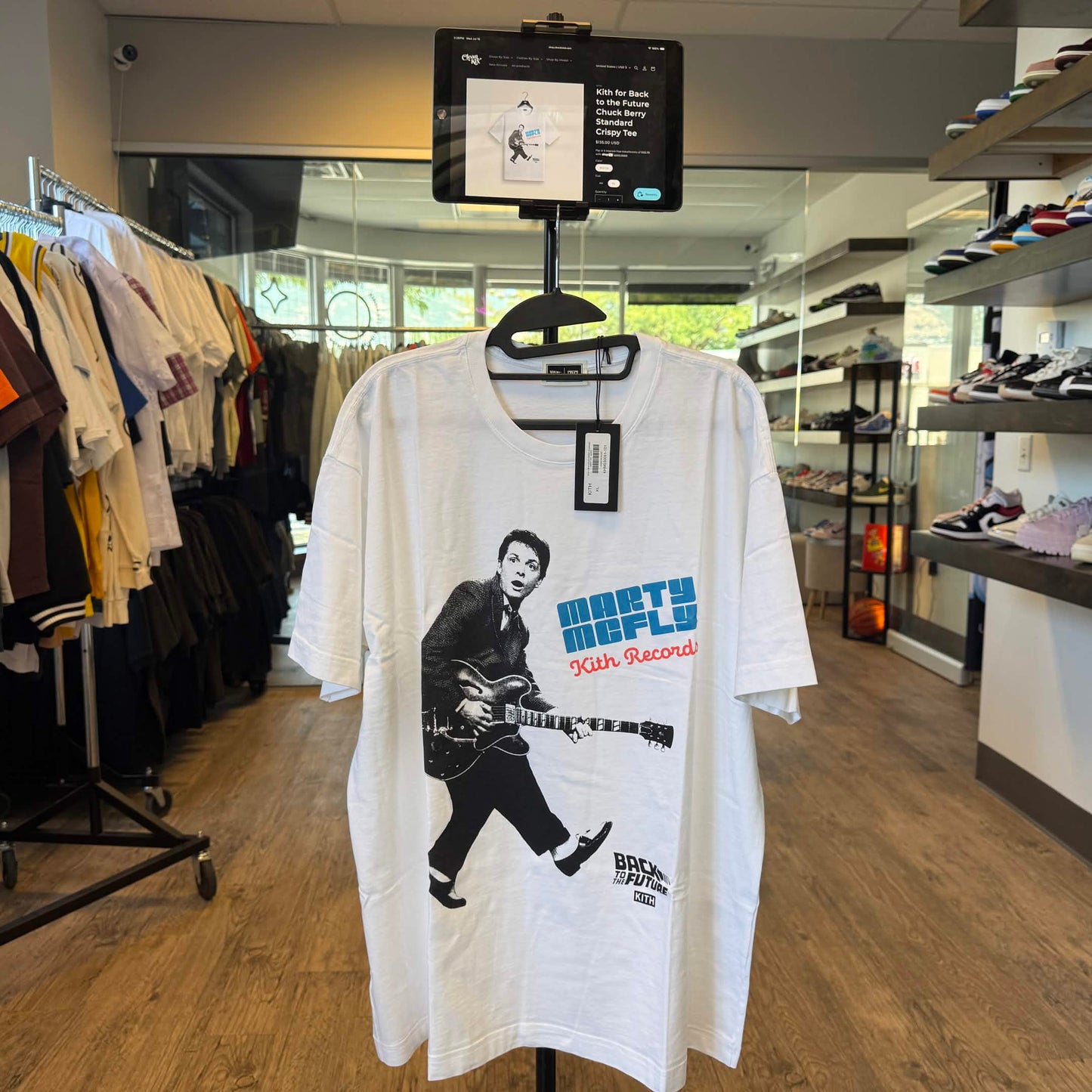 Kith for Back to the Future Chuck Berry Standard Crispy Tee