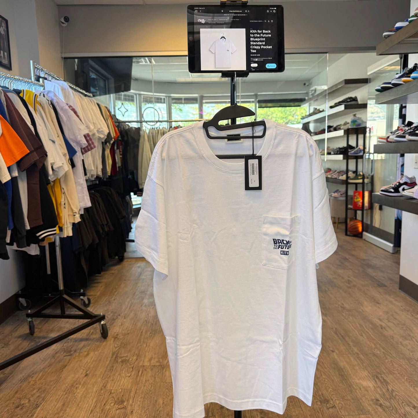 Kith for Back to the Future Blueprint Standard Crispy Pocket Tee
