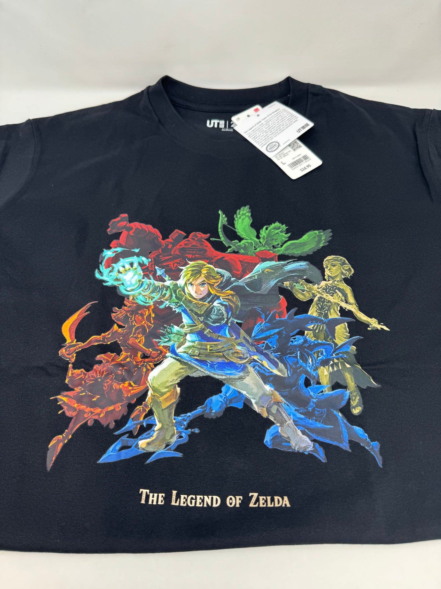 Uniqlo x Zelda Tee Black