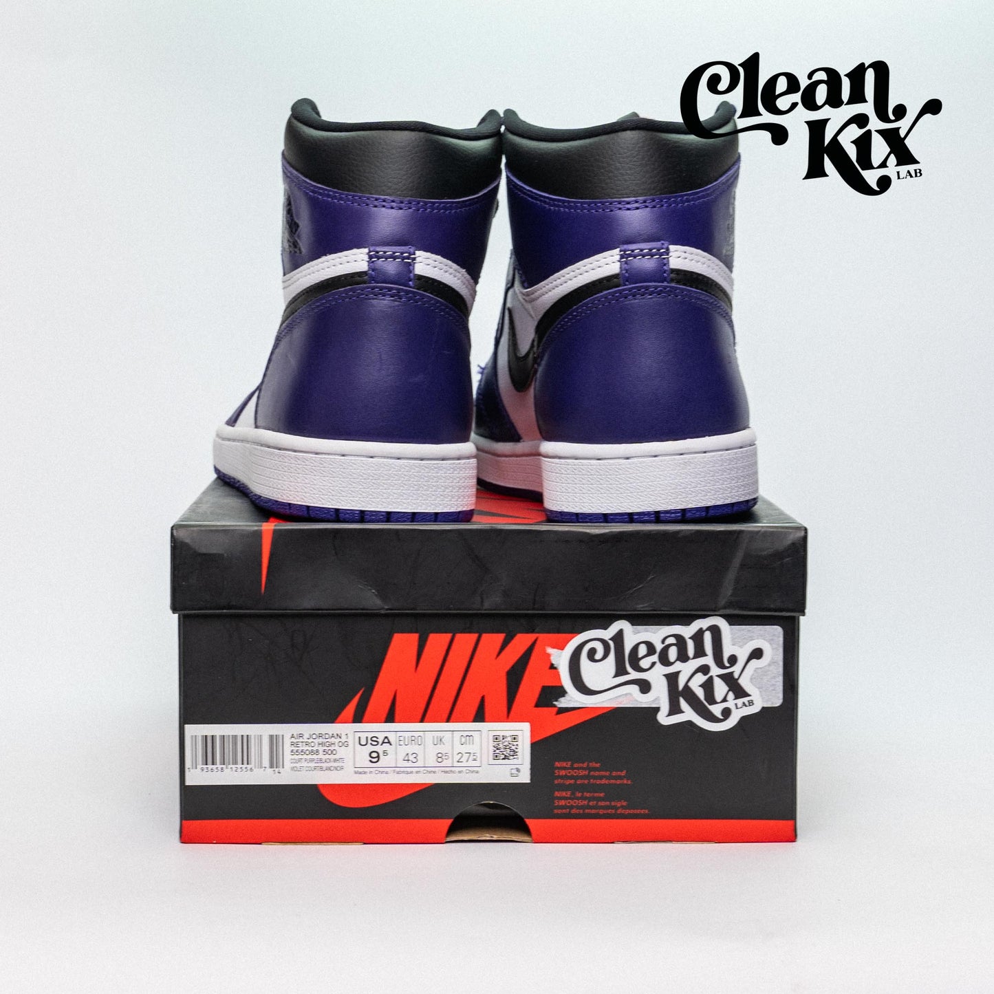 Jordan 1 Retro High Court Purple White