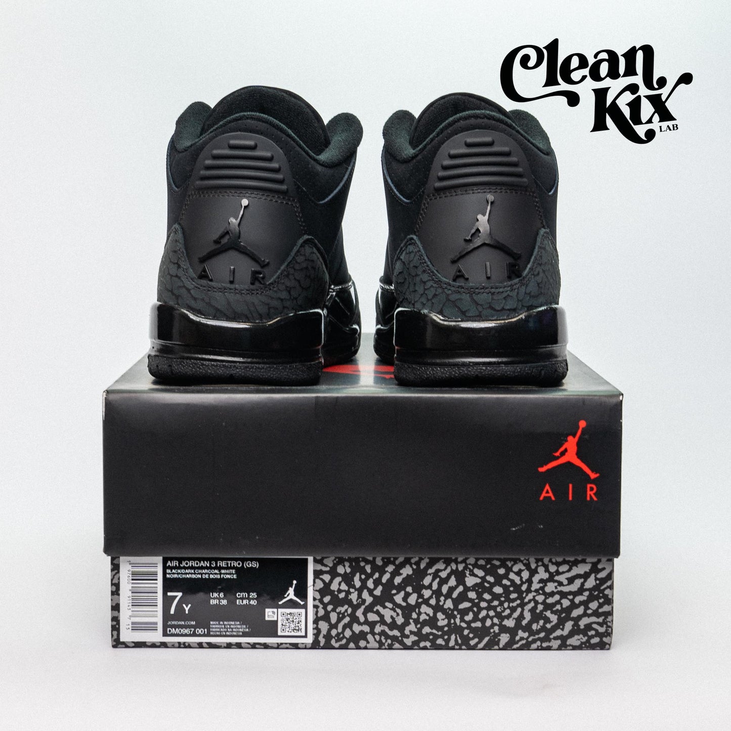 Jordan 3 Retro Black Cat (2025) (GS)