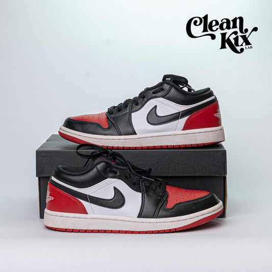Jordan 1 Low Bred Toe 2.0 (Pre-Owned)