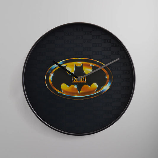 Kith Batman Logo Wall Clock - Black