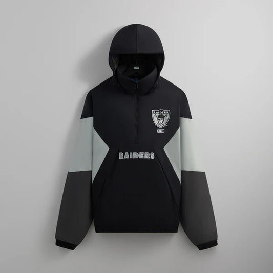 Kith & '47 for the NFL: Raiders Quarter Zip Anorak With Hood