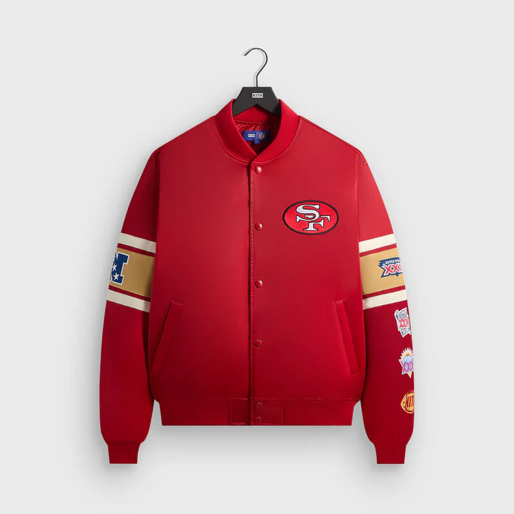 Kith for the NFL San Francisco 49ers Satin Bomber Jacket - Present - L