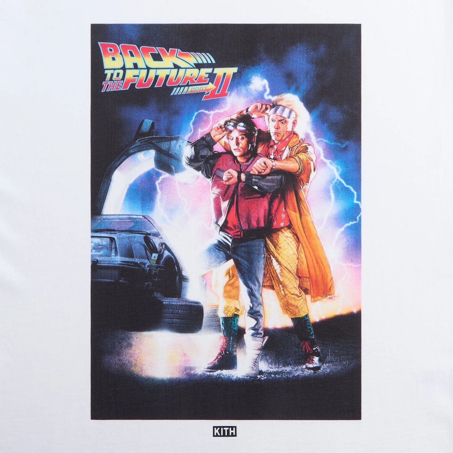 Kith for Back to the Future II Movie Poster Vintage Tee