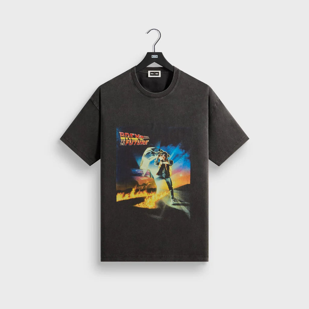 Kith for Back to the Future Chrome Title Vintage Tee