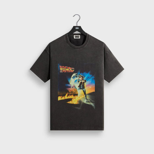 Kith for Back to the Future Chrome Title Vintage Tee