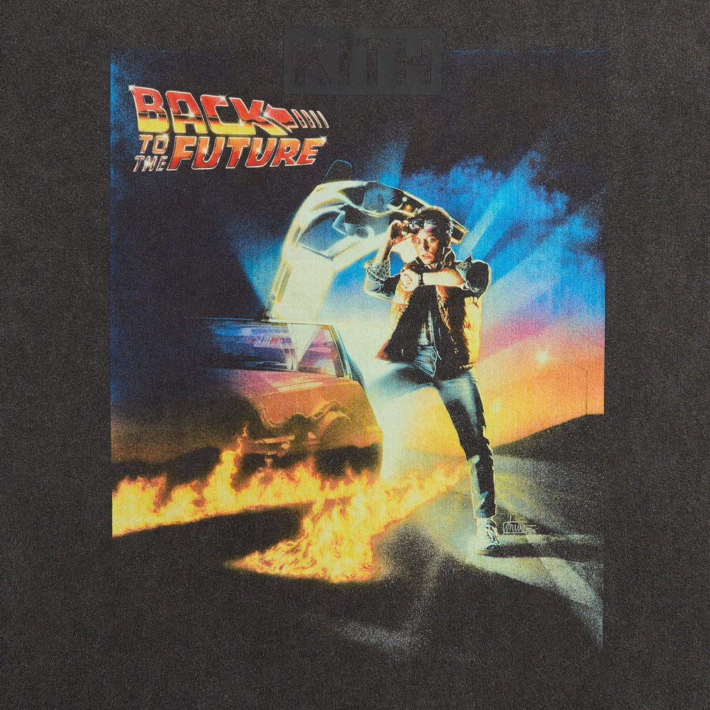 Kith for Back to the Future Chrome Title Vintage Tee