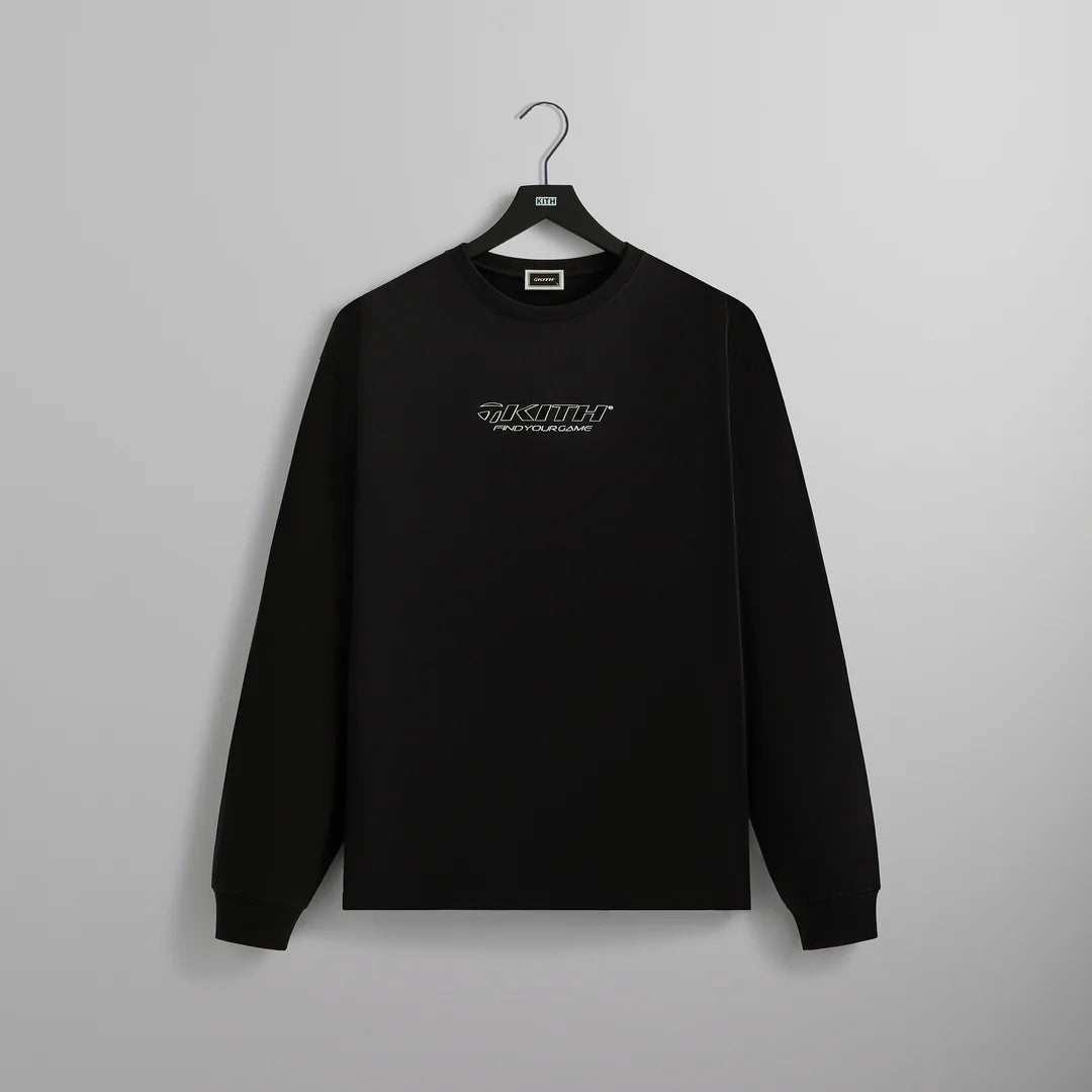 Kith TaylorMade Find Your Game Long Sleeve Tee Black