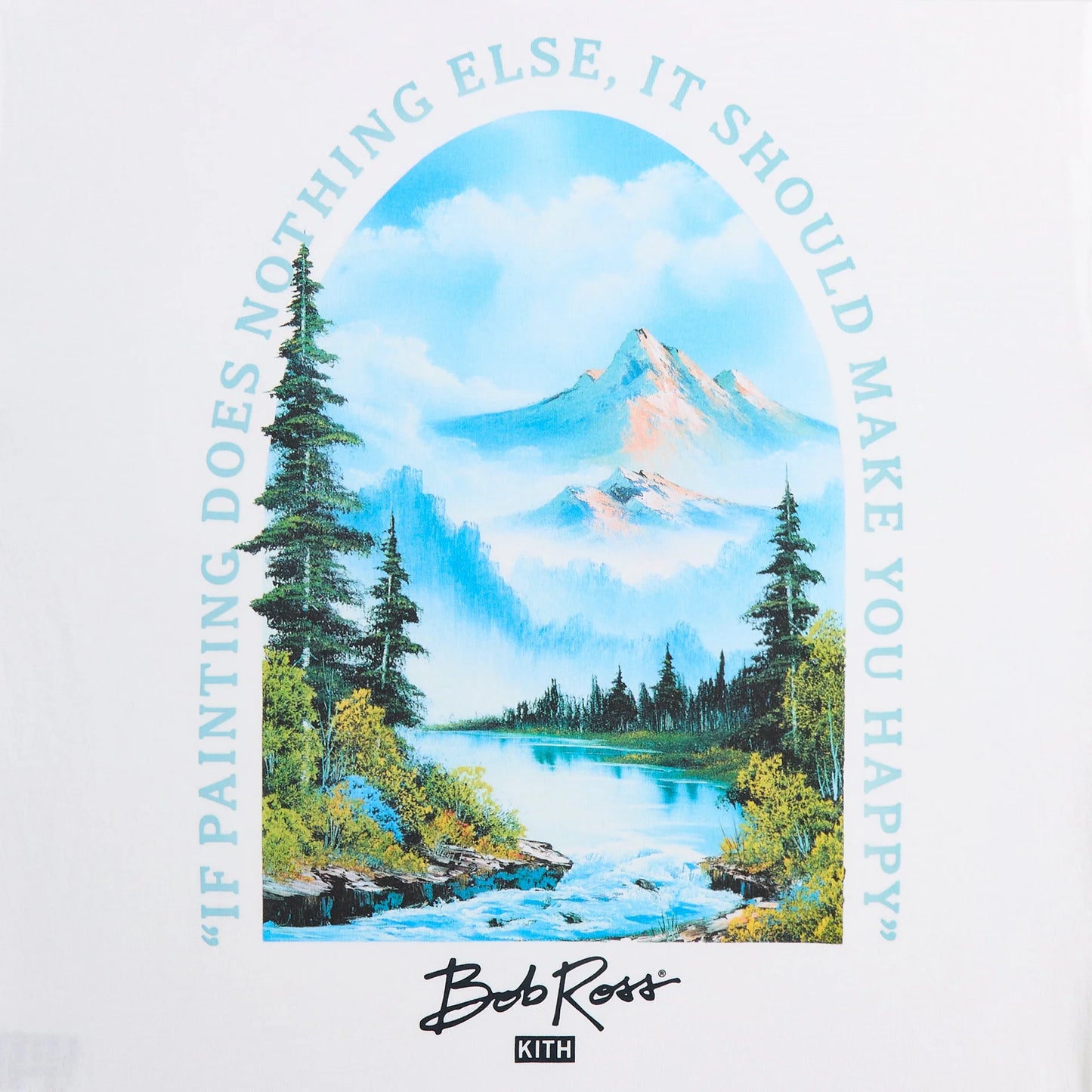 Kith for Bob Ross Purpose Tee