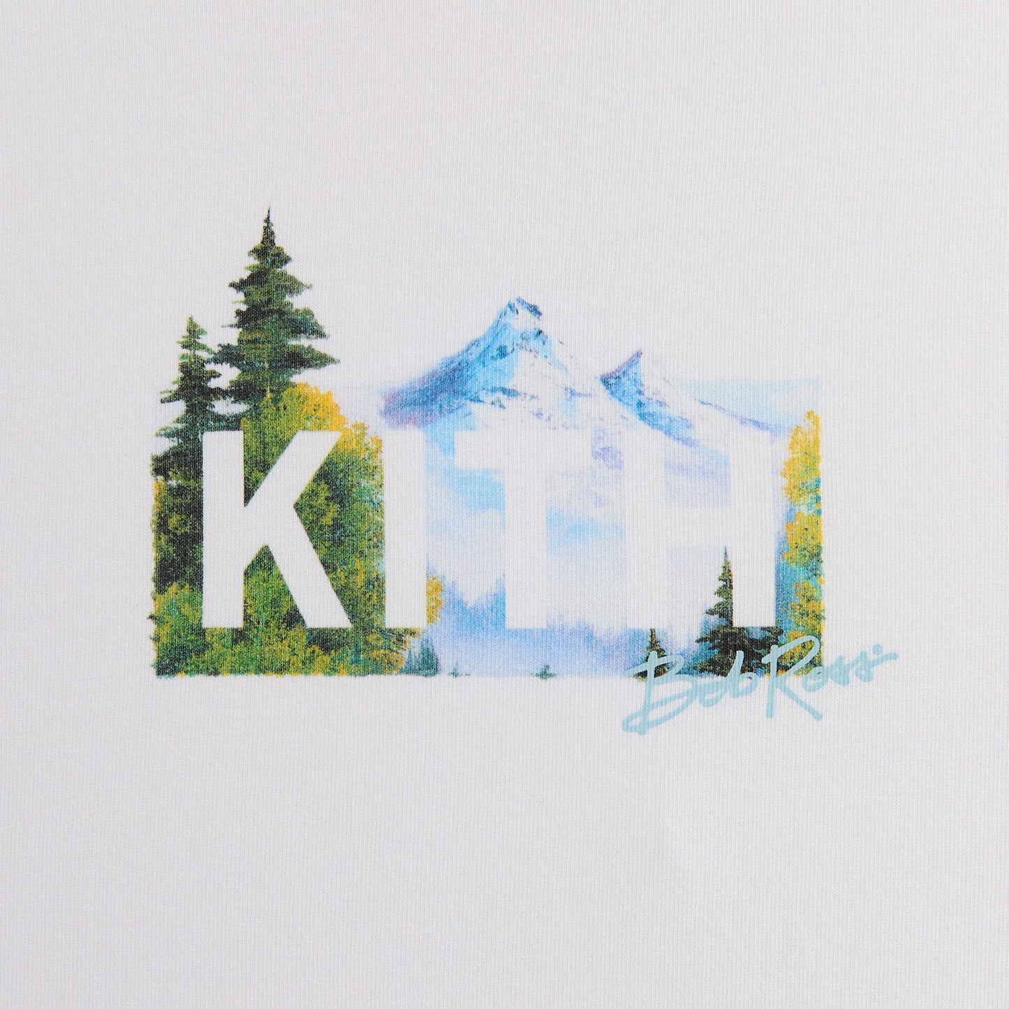 Kith for Bob Ross Mountain Classic Logo Tee