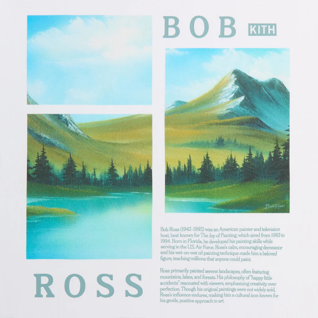 Kith for Bob Ross Artist Bio Vintage Pocket Tee