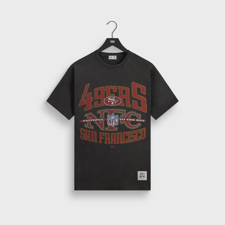 Kith for the NFL San Francisco 49ers XXL Vintage Jones Tee - Black - XL