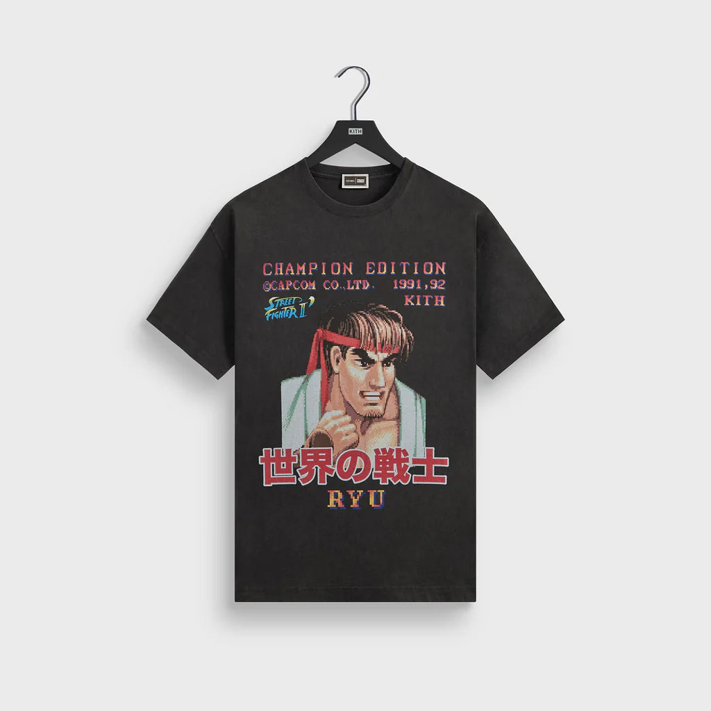 Capcom | Kith Ryu Champion Edition Vintage Tee - Black