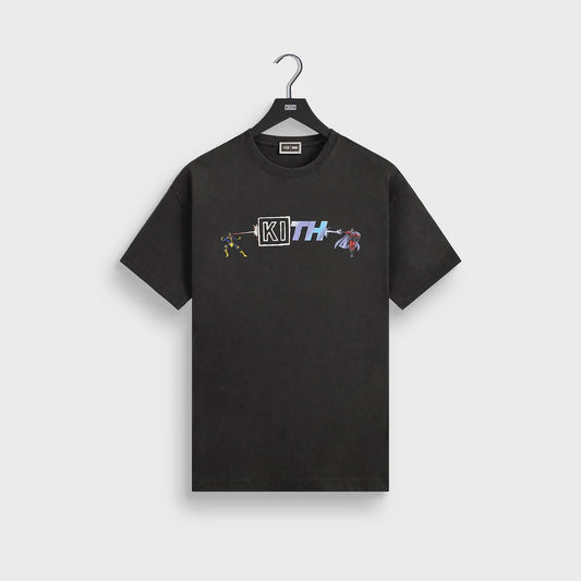 Marvel | Kith Cyclops vs. Magneto Vintage Tee - Black