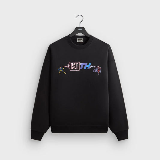 Marvel | Kith Clash Vintage Nelson Crewneck - Black