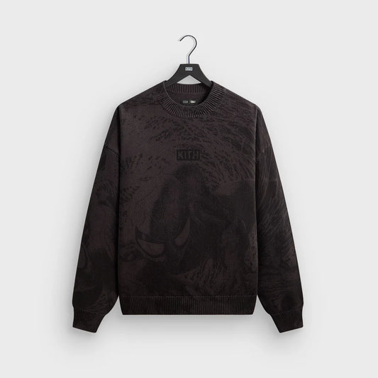 Marvel | Kith Spiderman Crewneck Sweater - Carbon