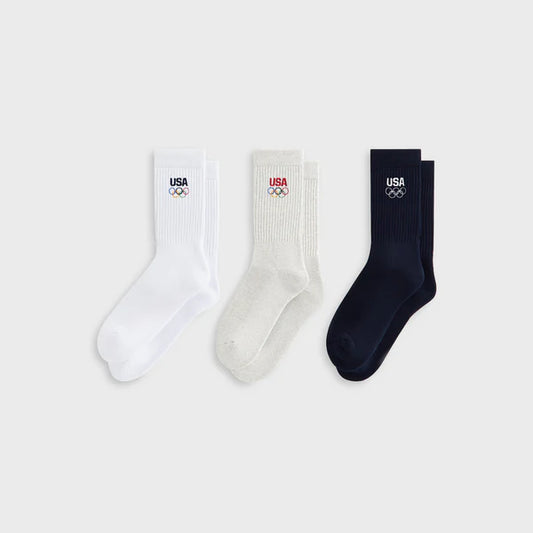 Kith for Team USA 3-Pack Crew Socks