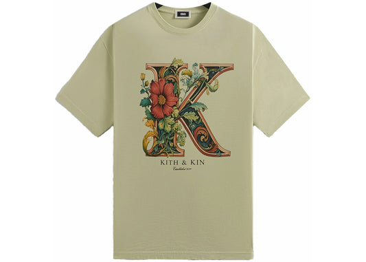Kith Floral K Vintage Tee Stoneware