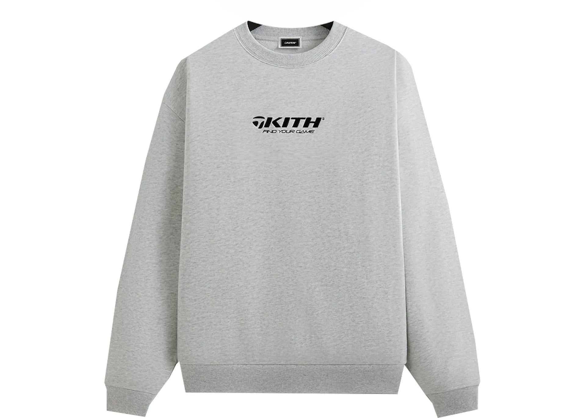 Kith for TaylorMade Find Your Game Nelson Crewneck Grey – cleankixlab