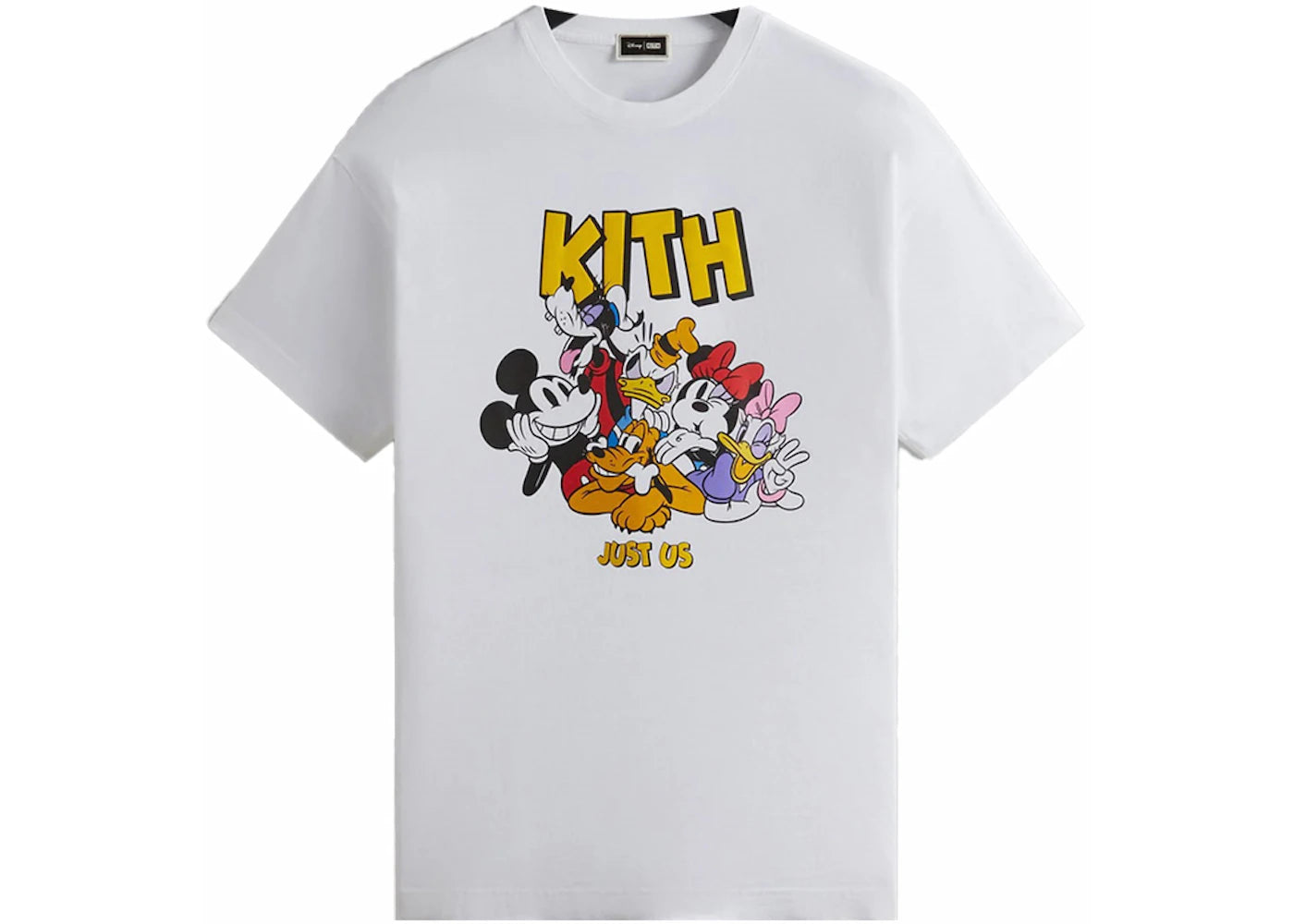 Kith x Disney Mickey & Friends It's All Love Vintage Tee White