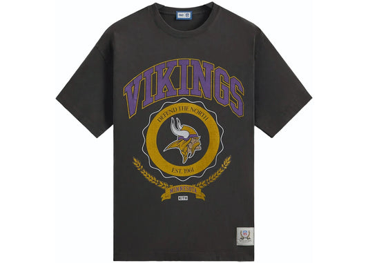 Kith x NFL Vikings Vintage Tee Black