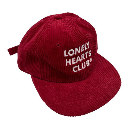 Lonely Hearts Club Corduroy Hat Red