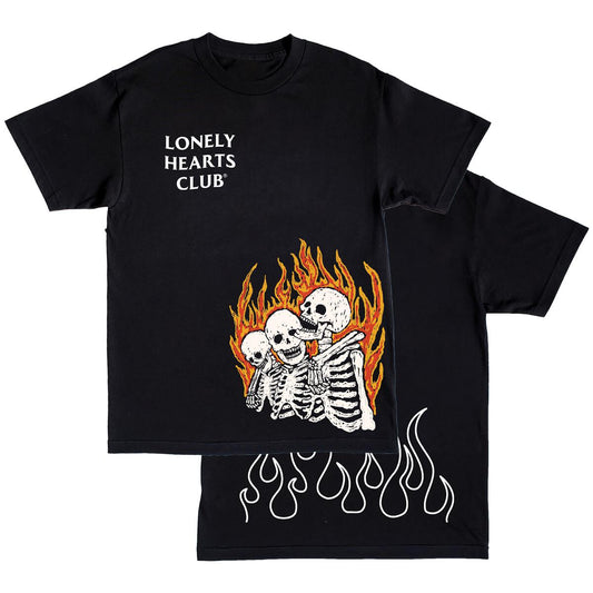 Lonely Hearts Club 'Friends Till The End' T-Shirt Black