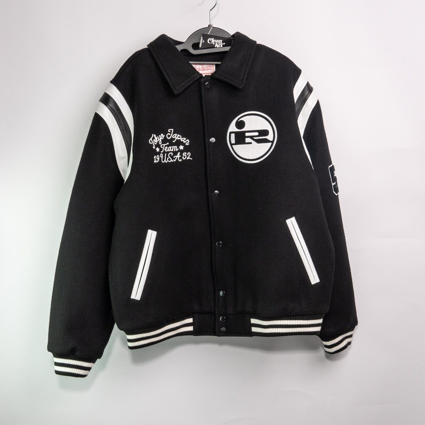 Golf Wang x Marty Supreme Rockwell Varsity Jacket - Black - Resale