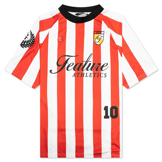Feature Short Sleeve Athletic Jersey Red/White